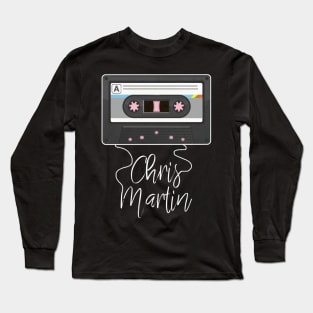 Love Music Chris Proud Name Awesome Cassette Long Sleeve T-Shirt